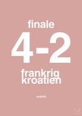 plakat: resultat for fodbold vm finalen i 2018 - bubble shell-Fodbold-A1two3