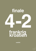 plakat: resultat for fodbold vm finalen i 2018 - misty forrest-Fodbold-A1two3