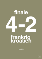 plakat: resultat for fodbold vm finalen i 2018 - misty forrest-Fodbold-A1two3