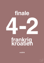 plakat: resultat for fodbold vm finalen i 2018 - plum-Fodbold-A1two3