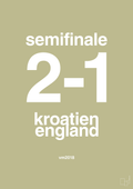 plakat: resultat for fodbold vm semifinale A i 2018 - back to nature-Fodbold-A1two3