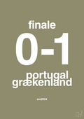 plakat: resultat for fodbold em finalen i 2004 - misty forrest-Fodbold-A1two3