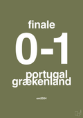 plakat: resultat for fodbold em finalen i 2004 - secret meadow-Fodbold-A1two3