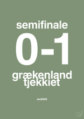 plakat: resultat for fodbold em semifinale A i 2004 - jade-Fodbold-A1two3