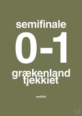 plakat: resultat for fodbold em semifinale A i 2004 - secret meadow-Fodbold-A1two3