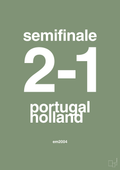 plakat: resultat for fodbold em semifinale B i 2004 - jade-Fodbold-A1two3