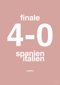 plakat: resultat for fodbold em finalen i 2012 - bubble shell-Fodbold-A1two3
