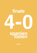plakat: resultat for fodbold em finalen i 2012 - honeycomb-Fodbold-A1two3