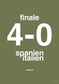 plakat: resultat for fodbold em finalen i 2012 - secret meadow-Fodbold-A1two3