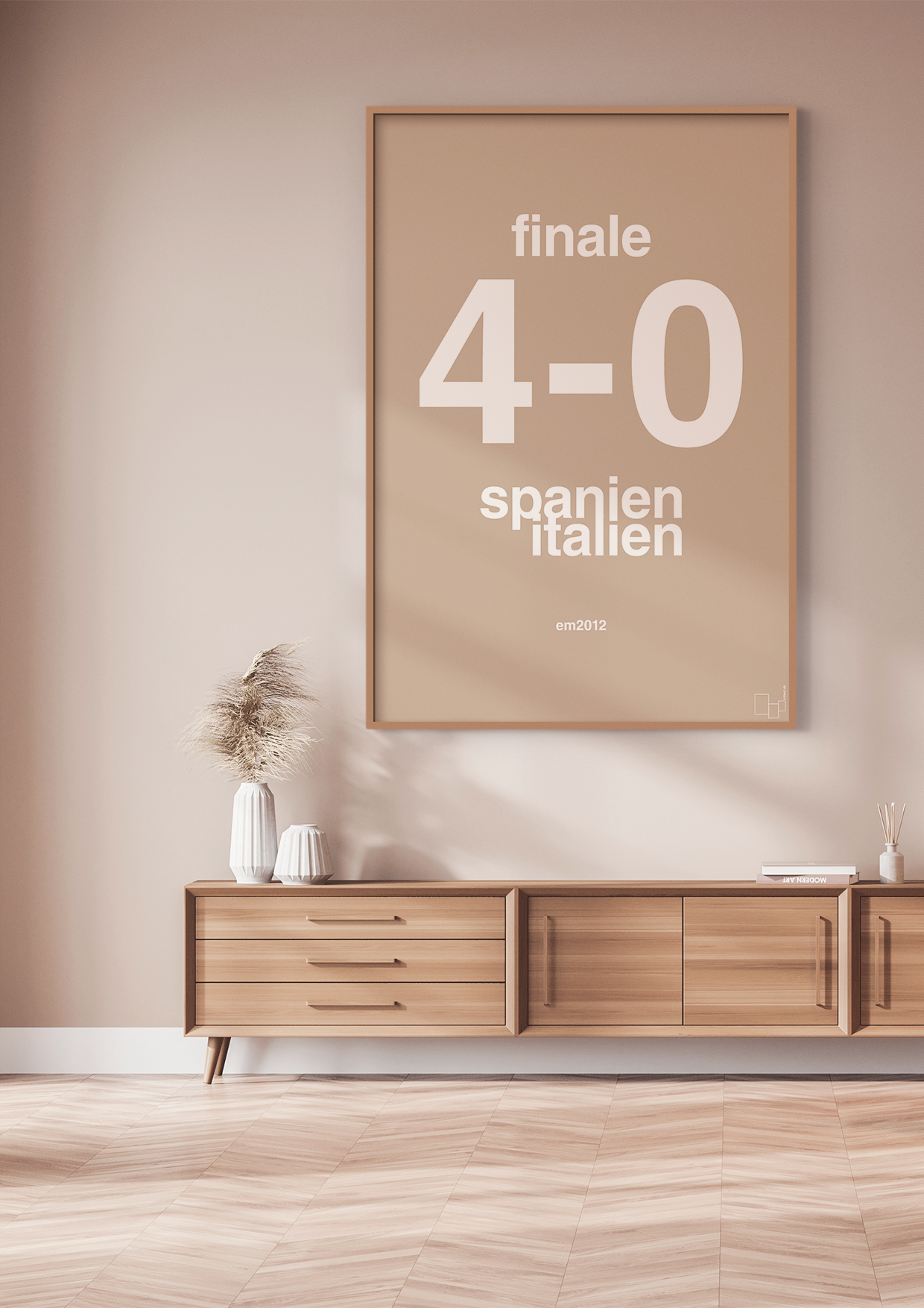 plakat: resultat for fodbold em finalen i 2012 - secret meadow-Fodbold-A1two3