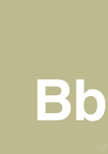 plakat: Bogstav Bb - back to nature-Bogstaver-A1two3