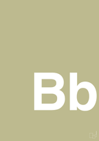 plakat: Bogstav Bb - back to nature-Bogstaver-A1two3