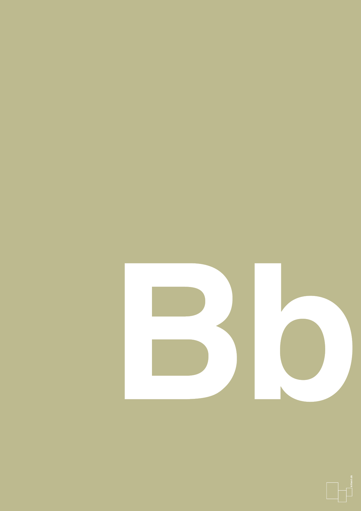 plakat: Bogstav Bb - back to nature-Bogstaver-A1two3