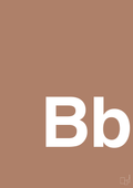 plakat: Bogstav Bb - cider spice-Bogstaver-A1two3