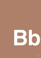 plakat: Bogstav Bb - cider spice-Bogstaver-A1two3