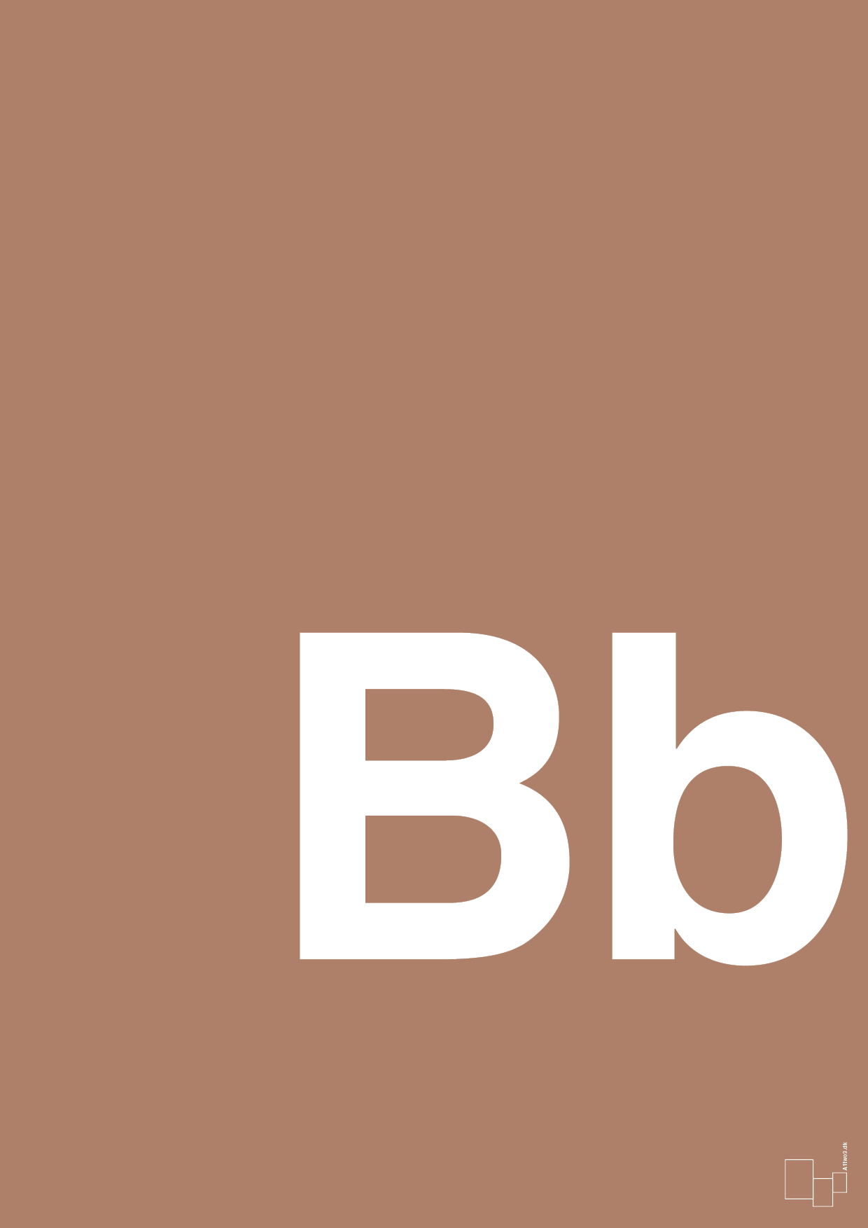 plakat: Bogstav Bb - cider spice-Bogstaver-A1two3