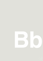 plakat: Bogstav Bb - painters white-Bogstaver-A1two3