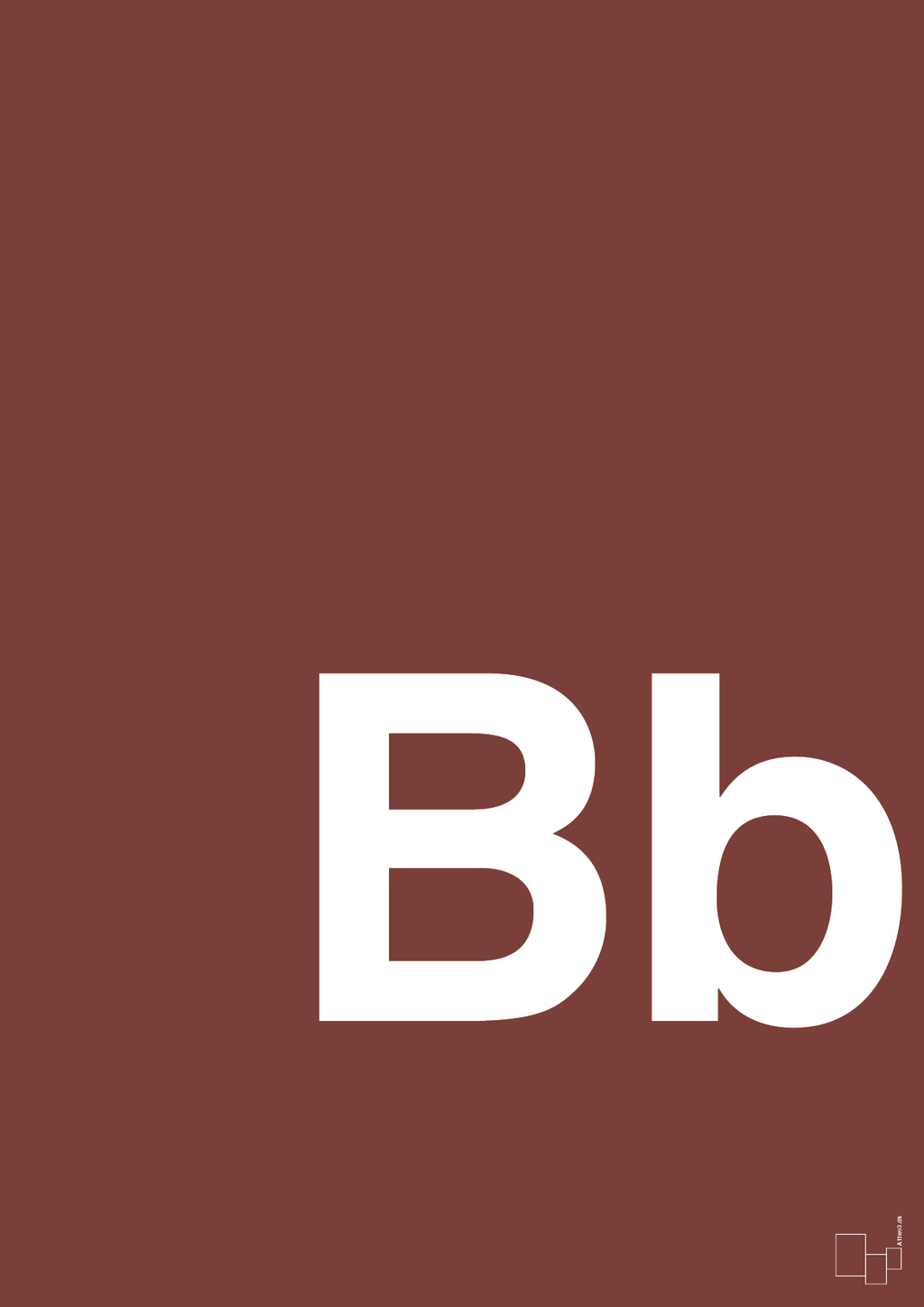 plakat: Bogstav Bb - red pepper-Bogstaver-A1two3