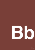 plakat: Bogstav Bb - red pepper-Bogstaver-A1two3