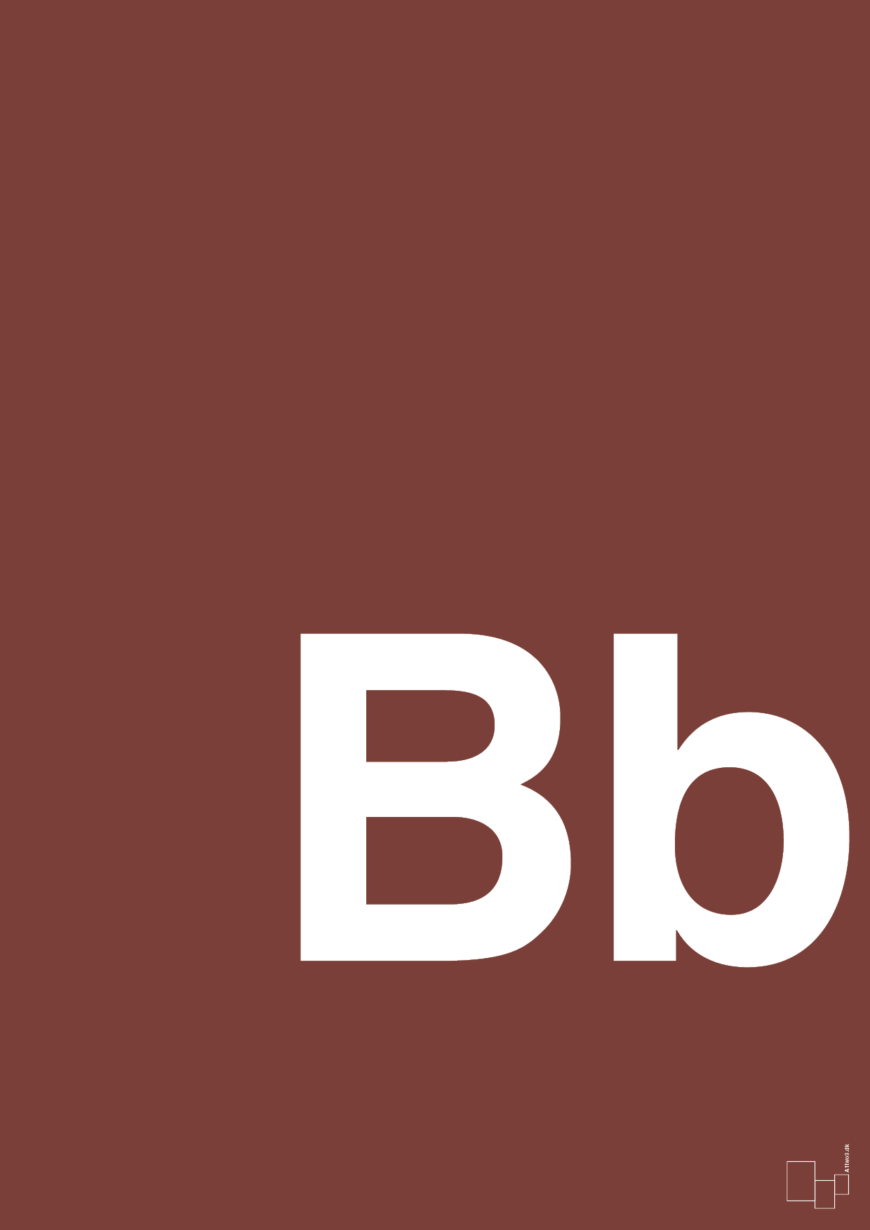 plakat: Bogstav Bb - red pepper-Bogstaver-A1two3