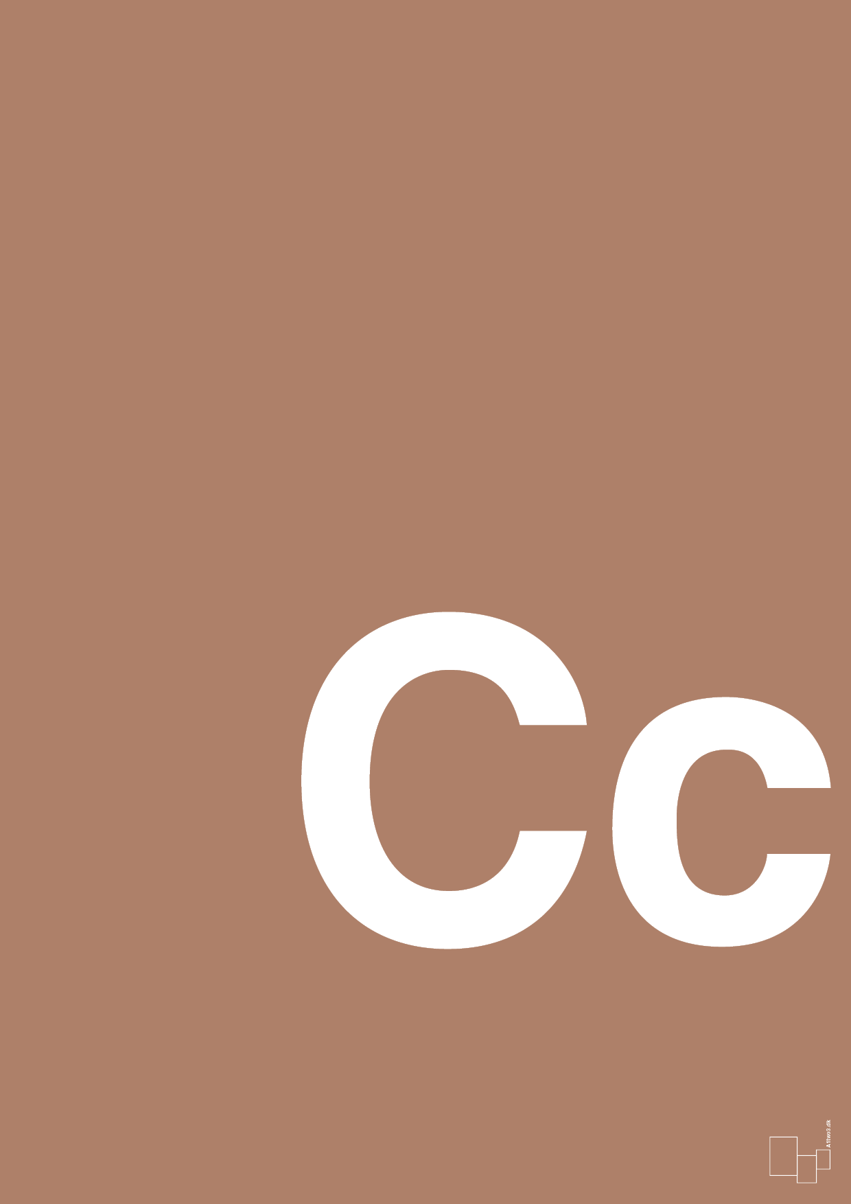 plakat: Bogstav Cc - cider spice-Bogstaver-A1two3