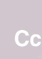 plakat: Bogstav Cc - dusty lilac-Bogstaver-A1two3