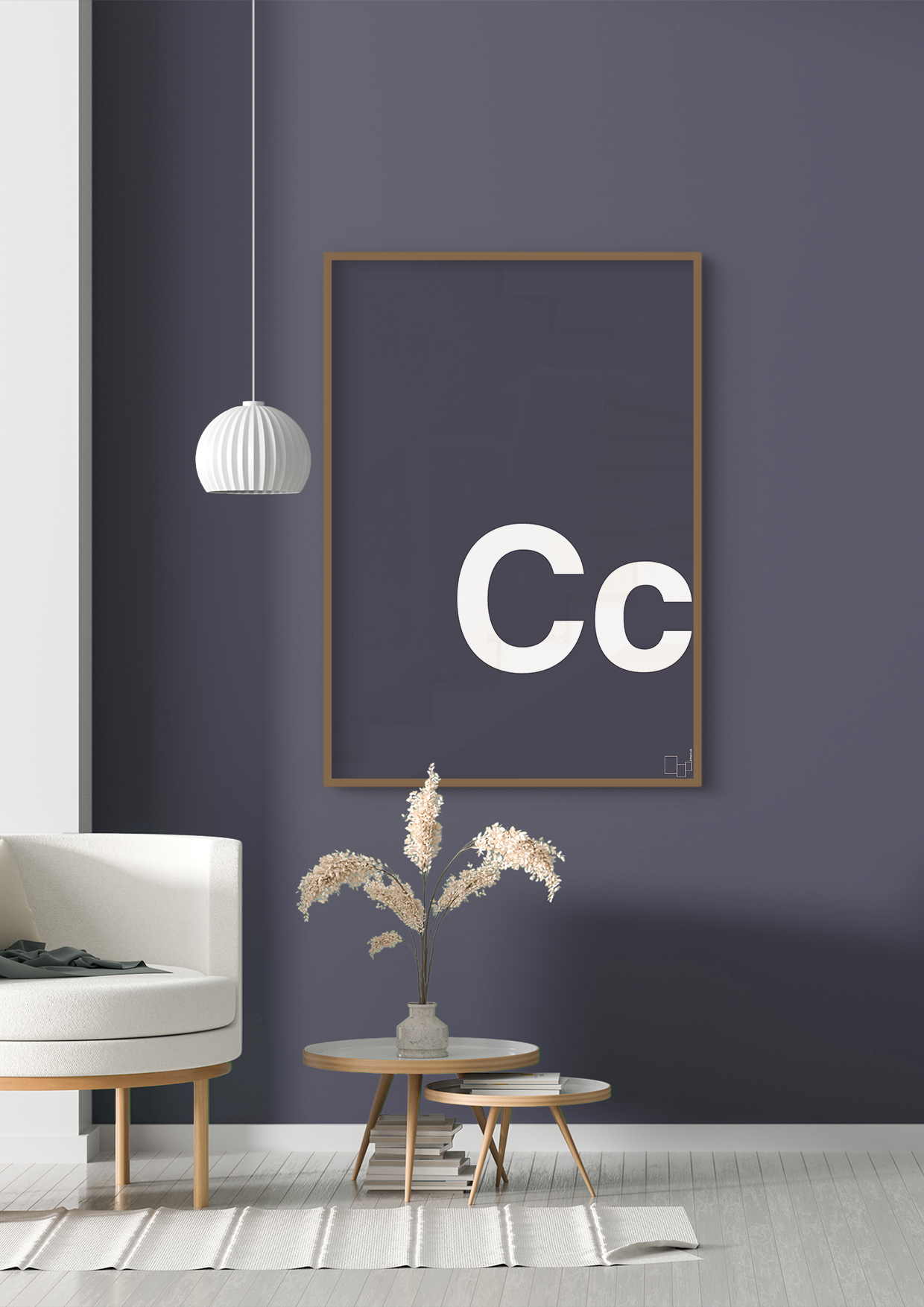 plakat: Bogstav Cc - charismatic-Bogstaver-A1two3