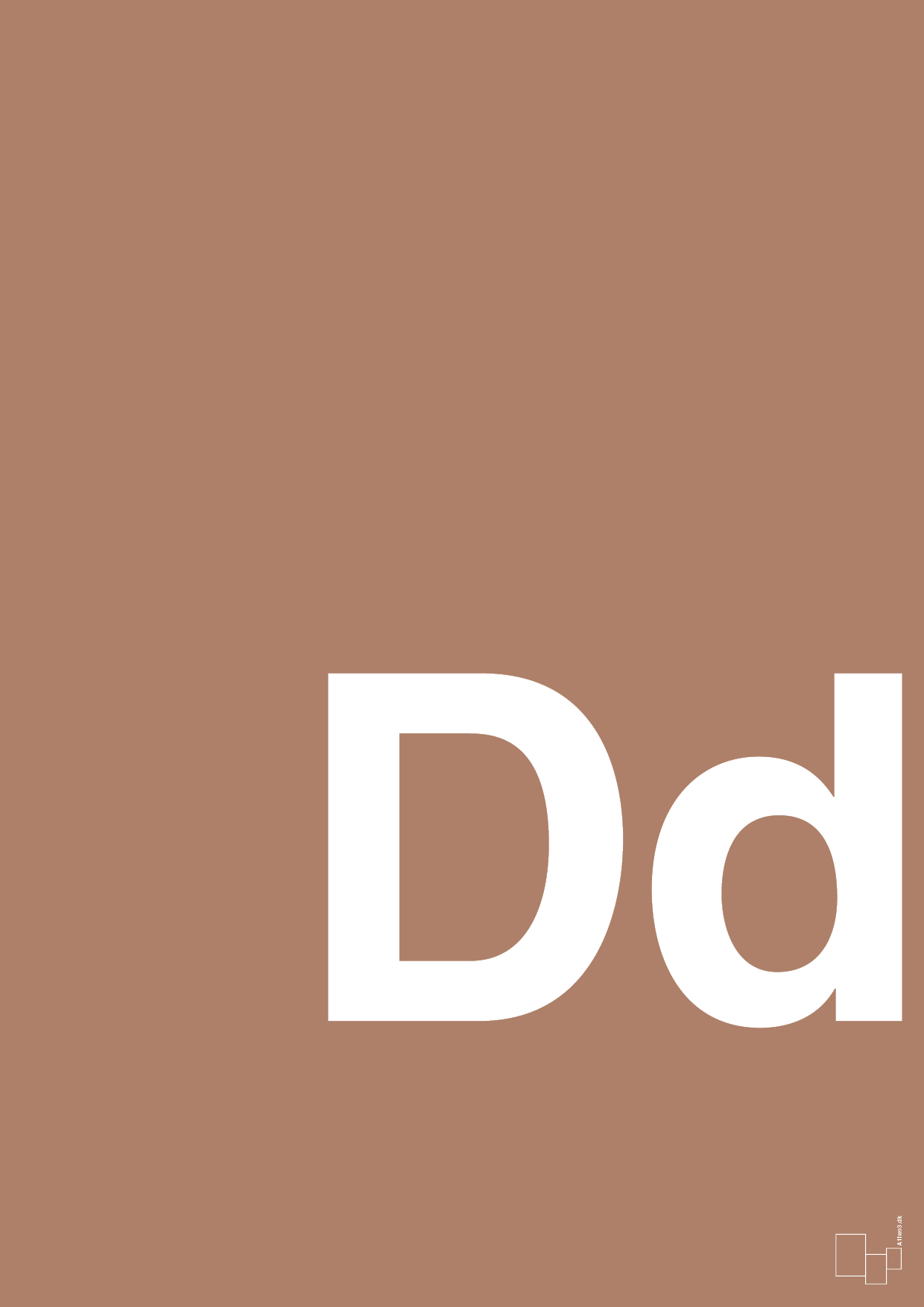 plakat: Bogstav Dd - cider spice-Bogstaver-A1two3