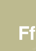 plakat: Bogstav Ff - back to nature-Bogstaver-A1two3