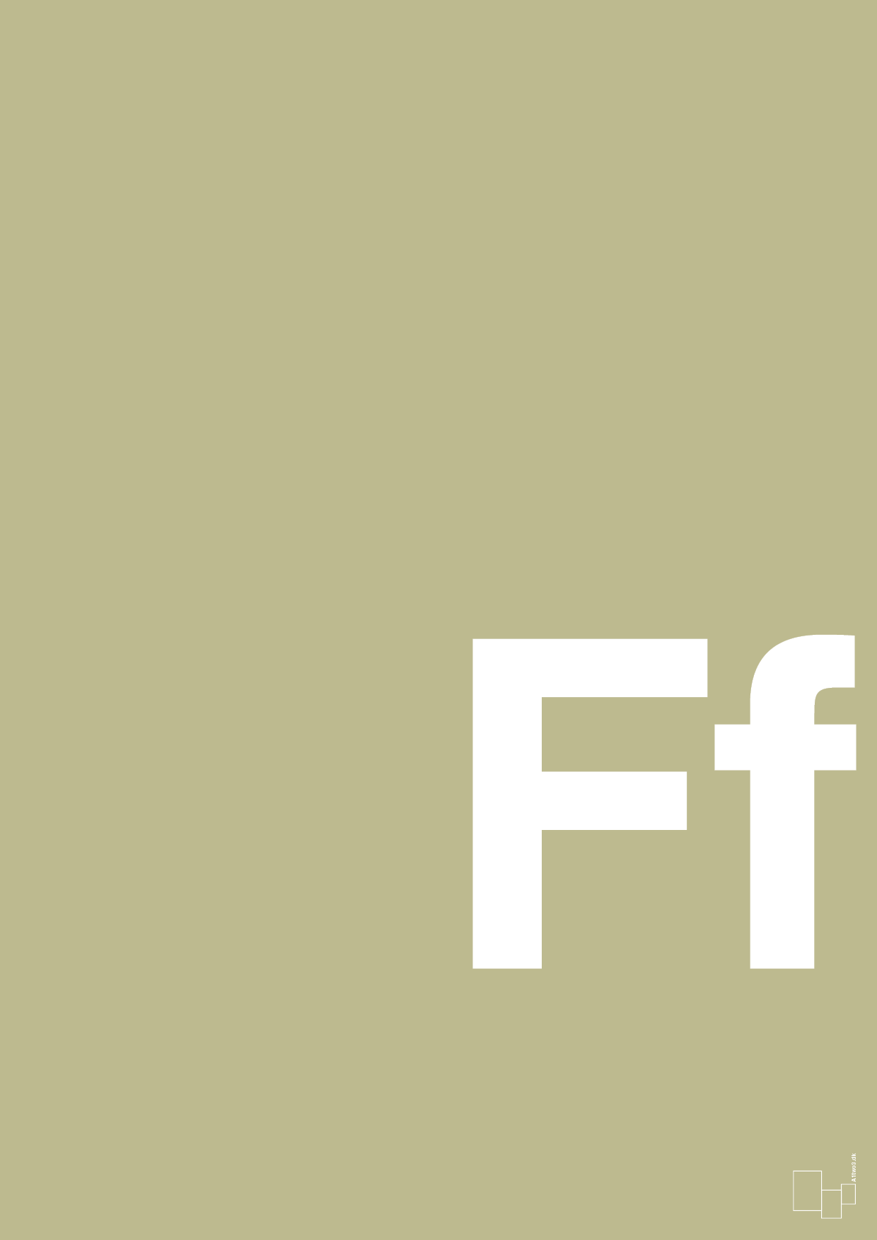 plakat: Bogstav Ff - back to nature-Bogstaver-A1two3