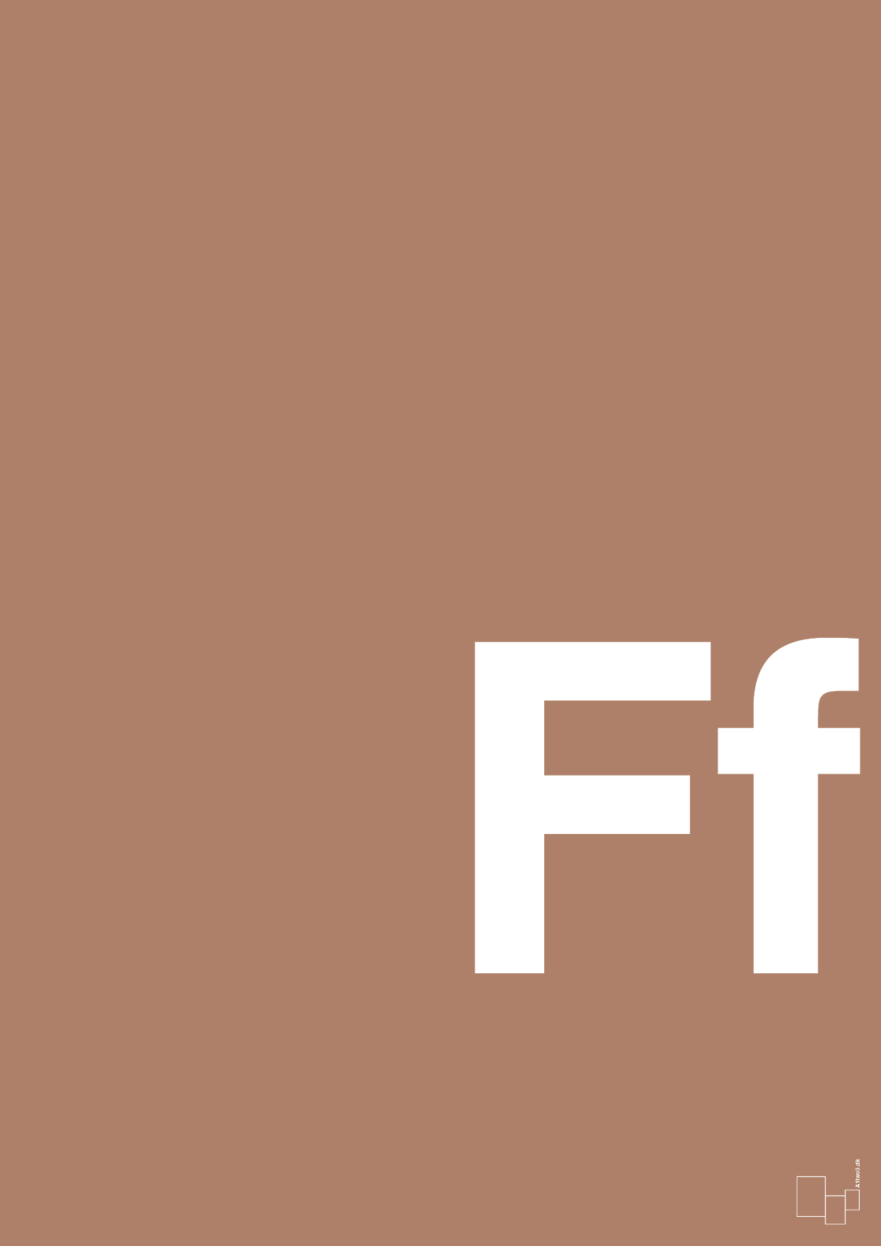plakat: Bogstav Ff - cider spice-Bogstaver-A1two3