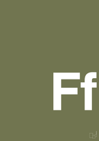 plakat: Bogstav Ff - secret meadow-Bogstaver-A1two3