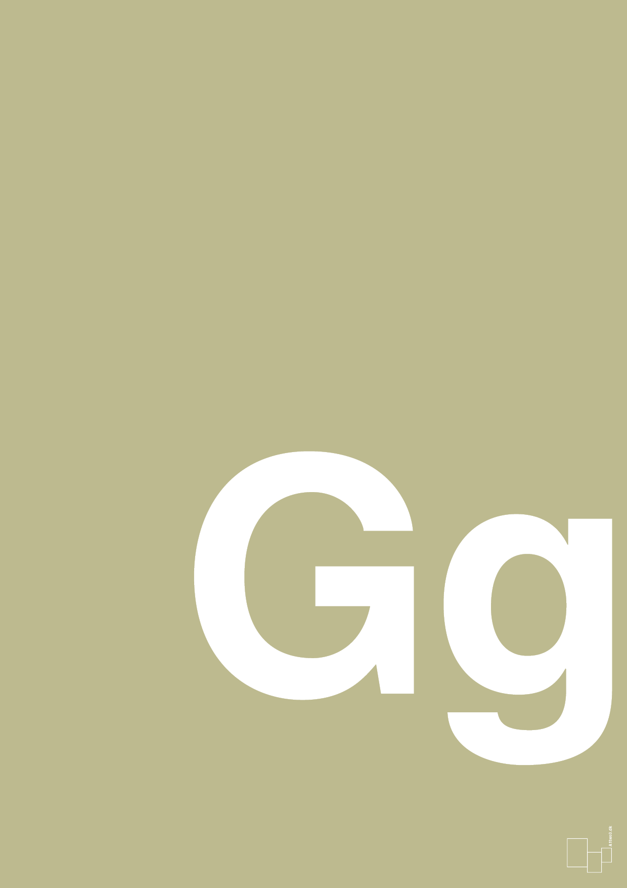 plakat: Bogstav Gg - back to nature-Bogstaver-A1two3