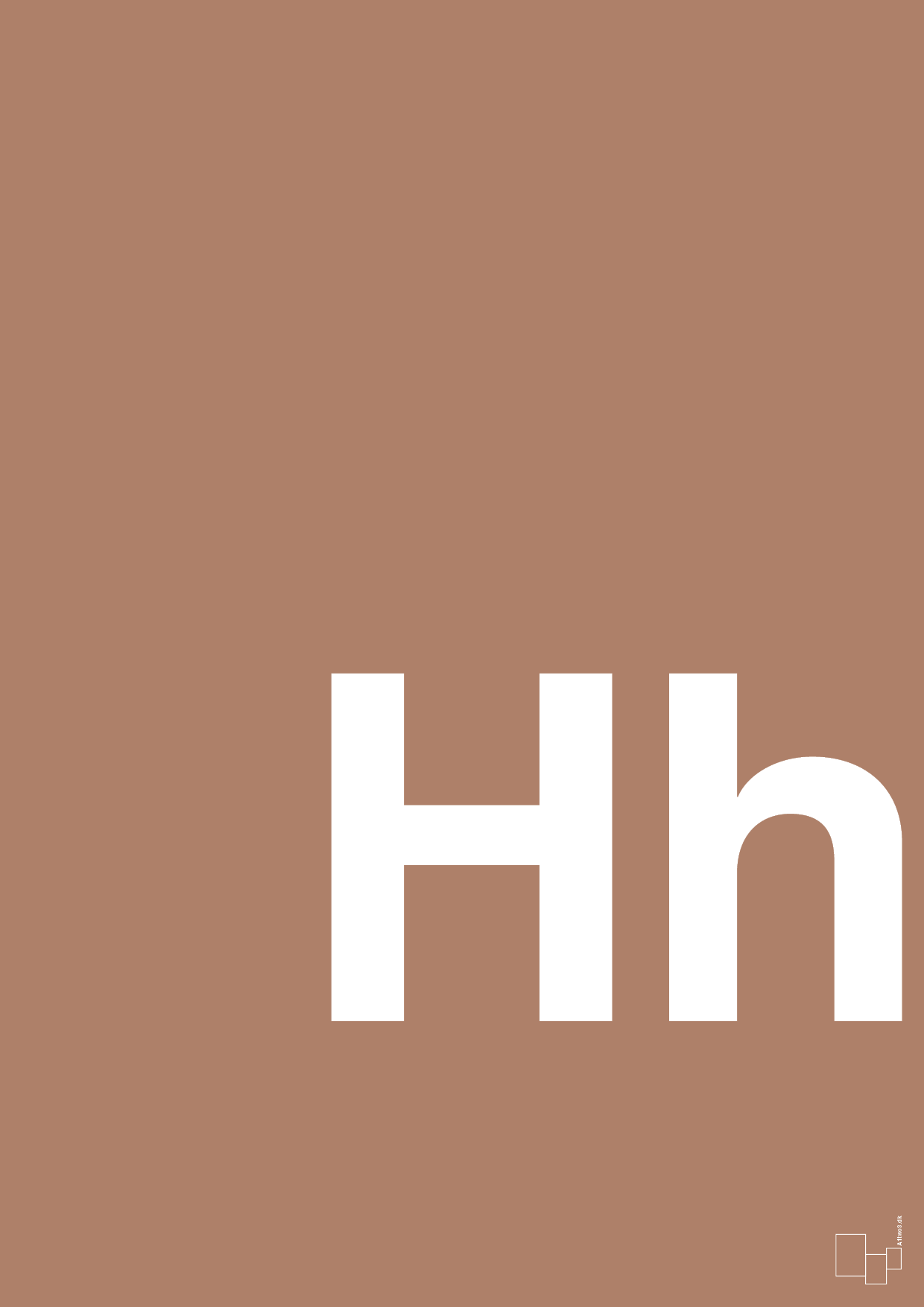 plakat: Bogstav Hh - cider spice-Bogstaver-A1two3