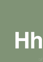 plakat: Bogstav Hh - jade-Bogstaver-A1two3