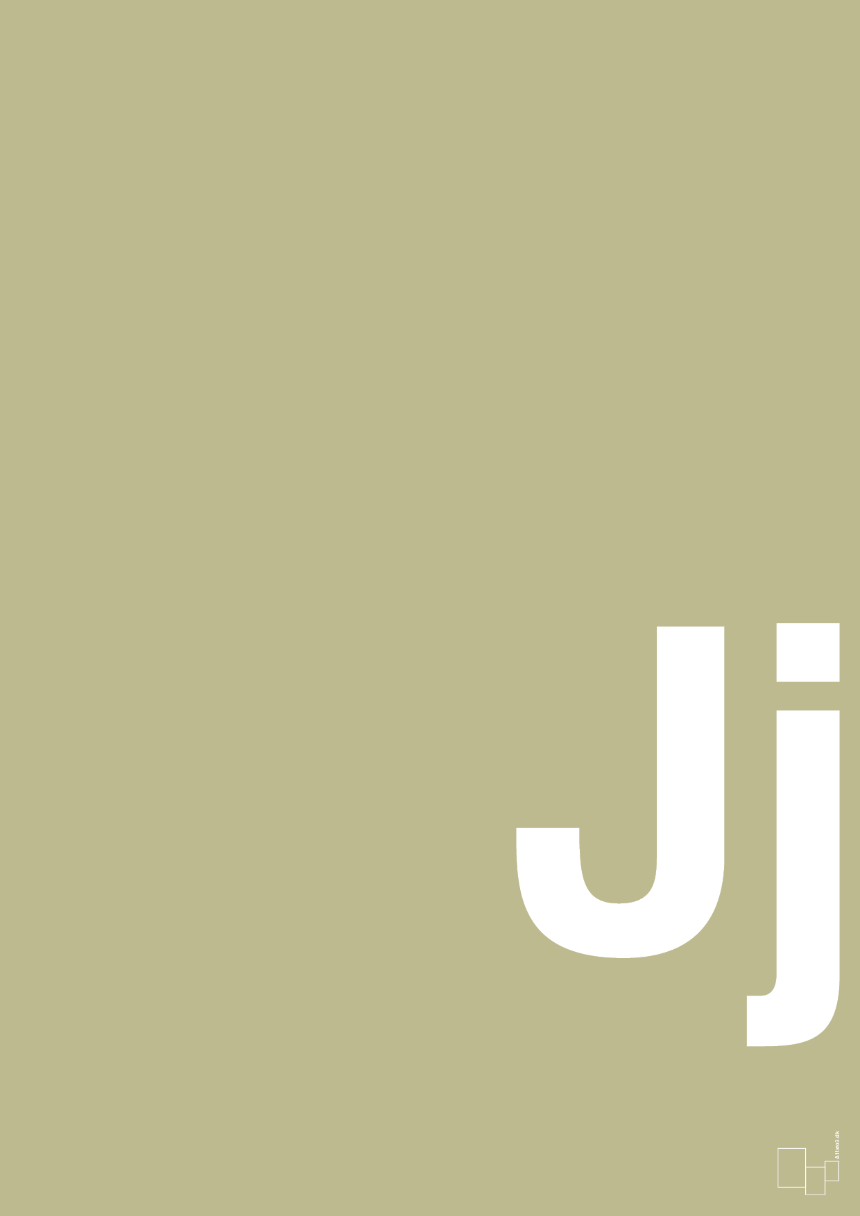 plakat: Bogstav Jj - back to nature-Bogstaver-A1two3