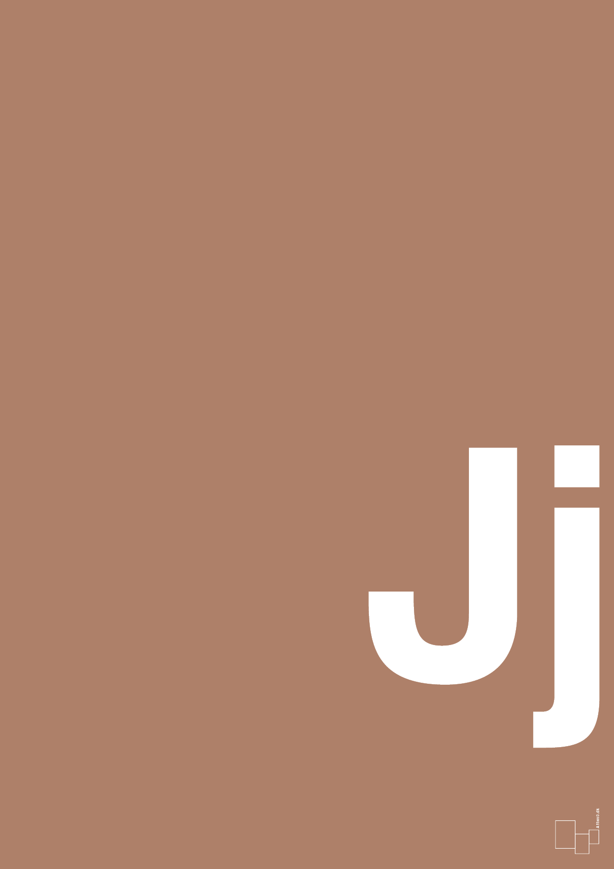 plakat: Bogstav Jj - cider spice-Bogstaver-A1two3