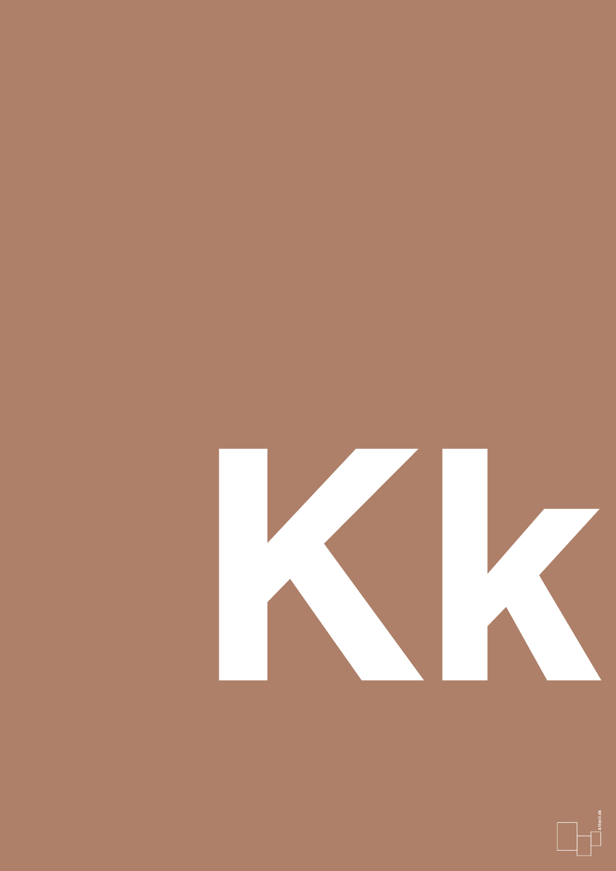 plakat: Bogstav Kk - cider spice-Bogstaver-A1two3
