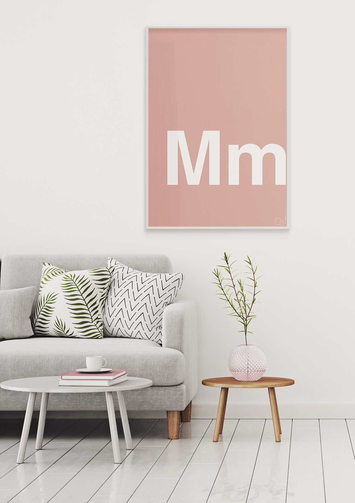 plakat: Bogstav Mm - secret meadow-Bogstaver-A1two3