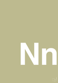 plakat: Bogstav Nn - back to nature-Bogstaver-A1two3
