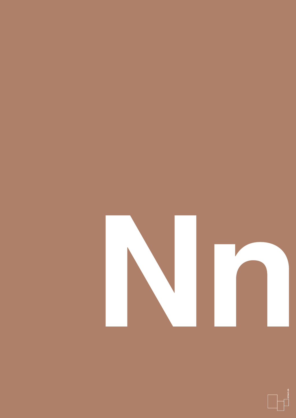 plakat: Bogstav Nn - cider spice-Bogstaver-A1two3
