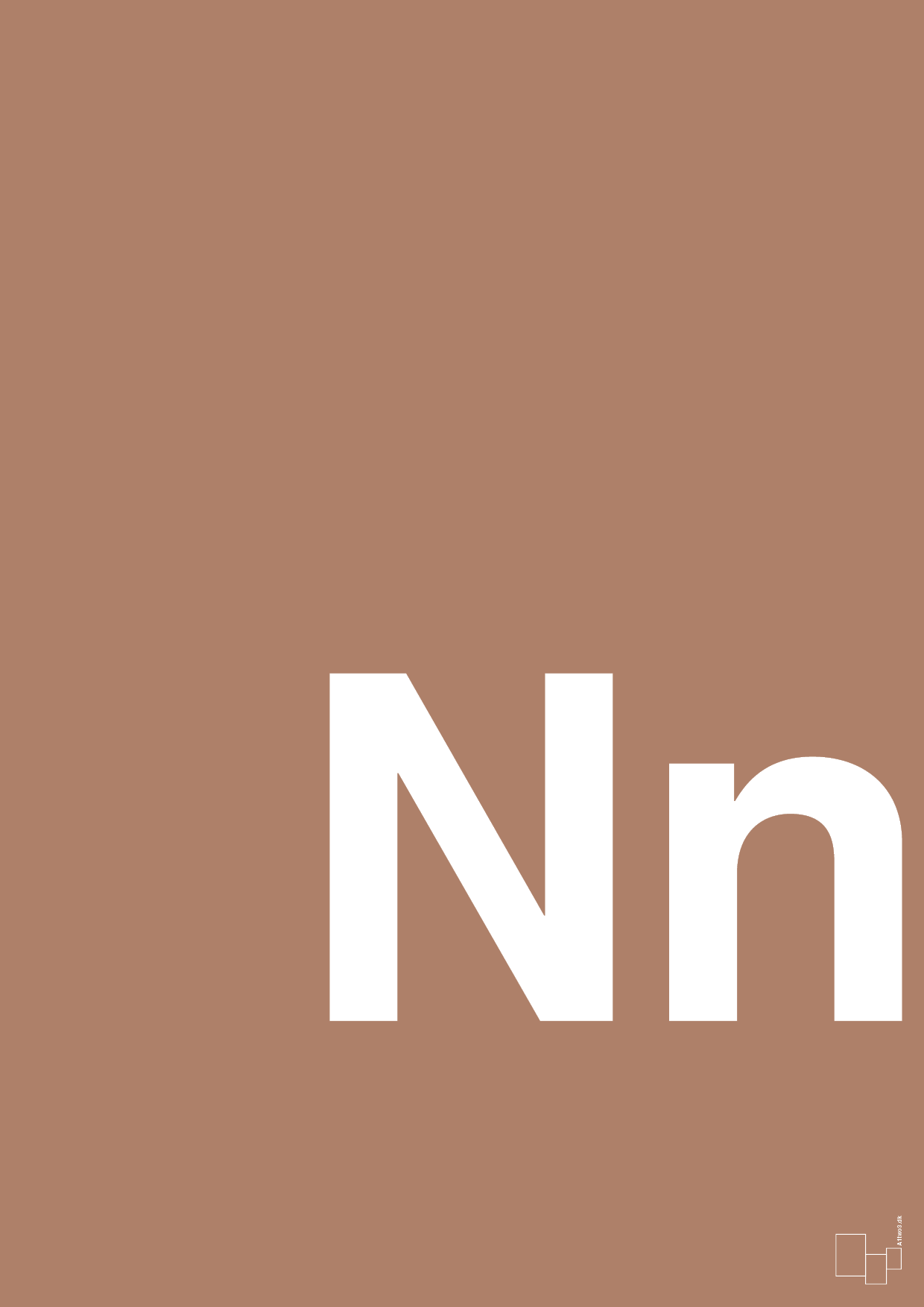 plakat: Bogstav Nn - cider spice-Bogstaver-A1two3