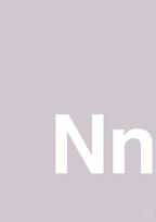 plakat: Bogstav Nn - dusty lilac-Bogstaver-A1two3