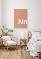 plakat: Bogstav Nn - secret meadow-Bogstaver-A1two3