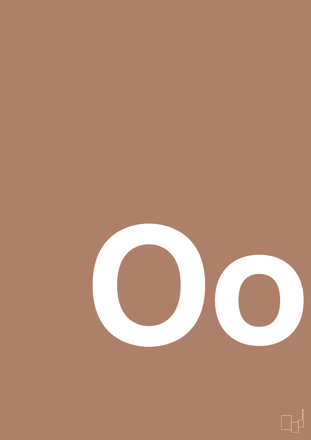 plakat: Bogstav Oo - cider spice-Bogstaver-A1two3