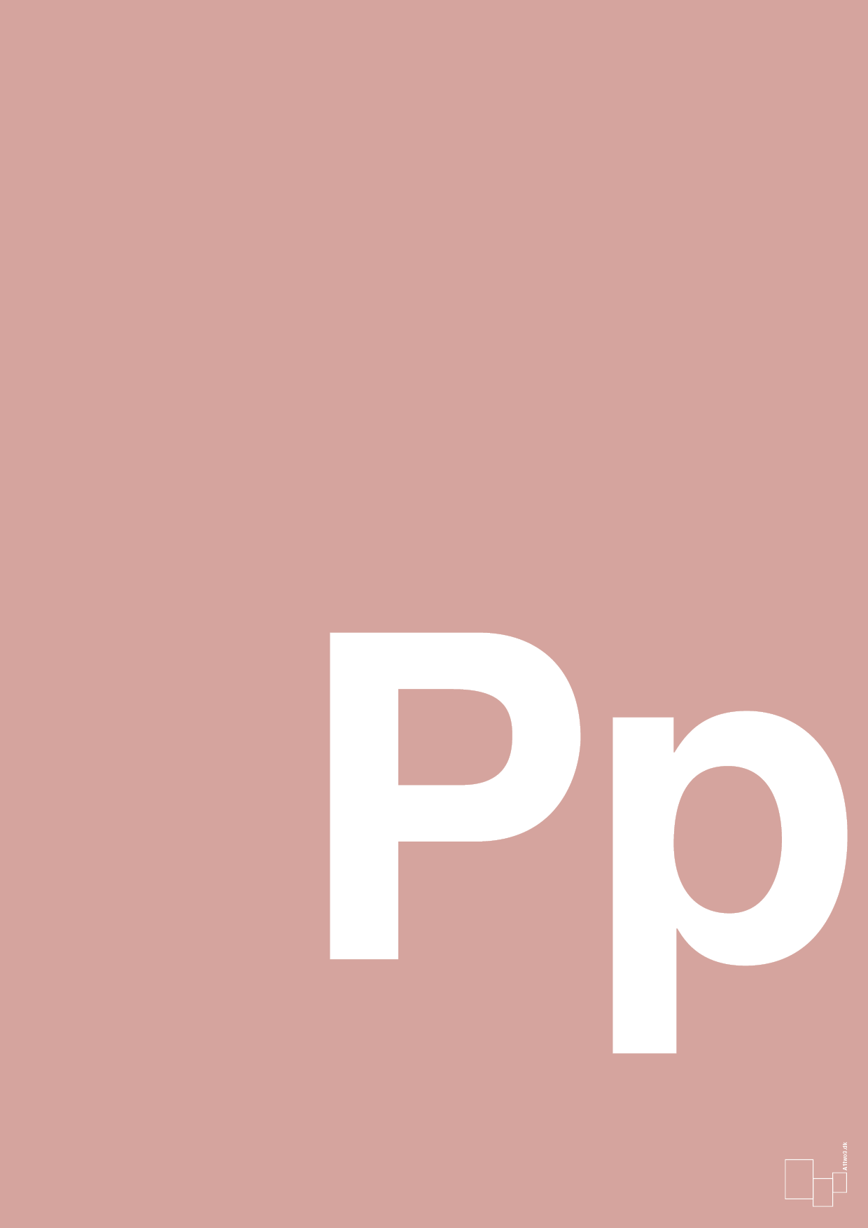 plakat: Bogstav Pp - bubble shell-Bogstaver-A1two3