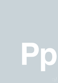 plakat: Bogstav Pp - light drizzle-Bogstaver-A1two3