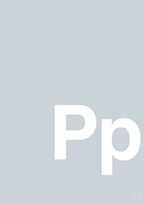 plakat: Bogstav Pp - light drizzle-Bogstaver-A1two3