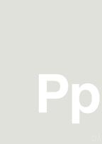 plakat: Bogstav Pp - painters white-Bogstaver-A1two3