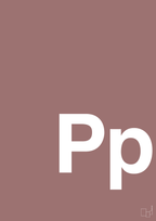 plakat: Bogstav Pp - plum-Bogstaver-A1two3
